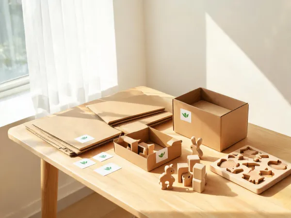 Packaging and sustainability planning desk