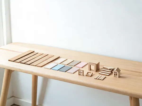 Wooden toy material review bench