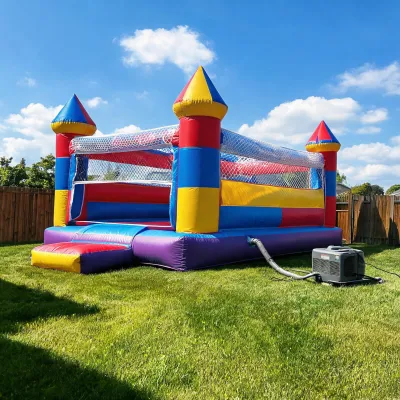cloud 9 castle bounce house and blower